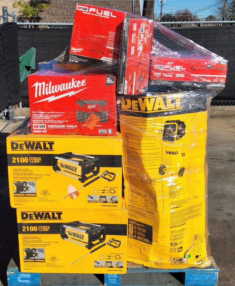 Dewalt And Milwaukee Tools Pallets - Image 3