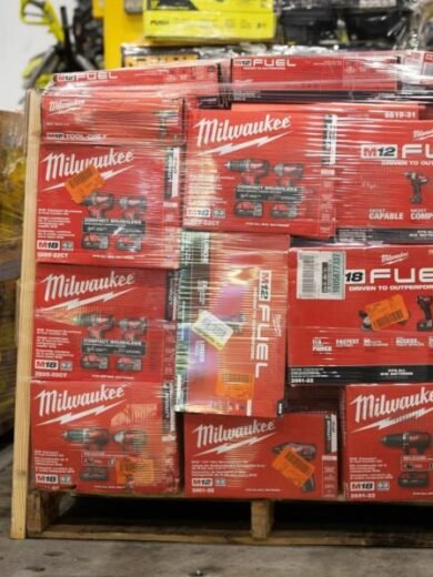 Buy Home Depot Tool Pallets – Bulk Lot of High-Quality Tools with Free U.S. Shipping